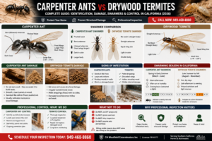 Ant control and carpenter ant treatment in Orange, CA